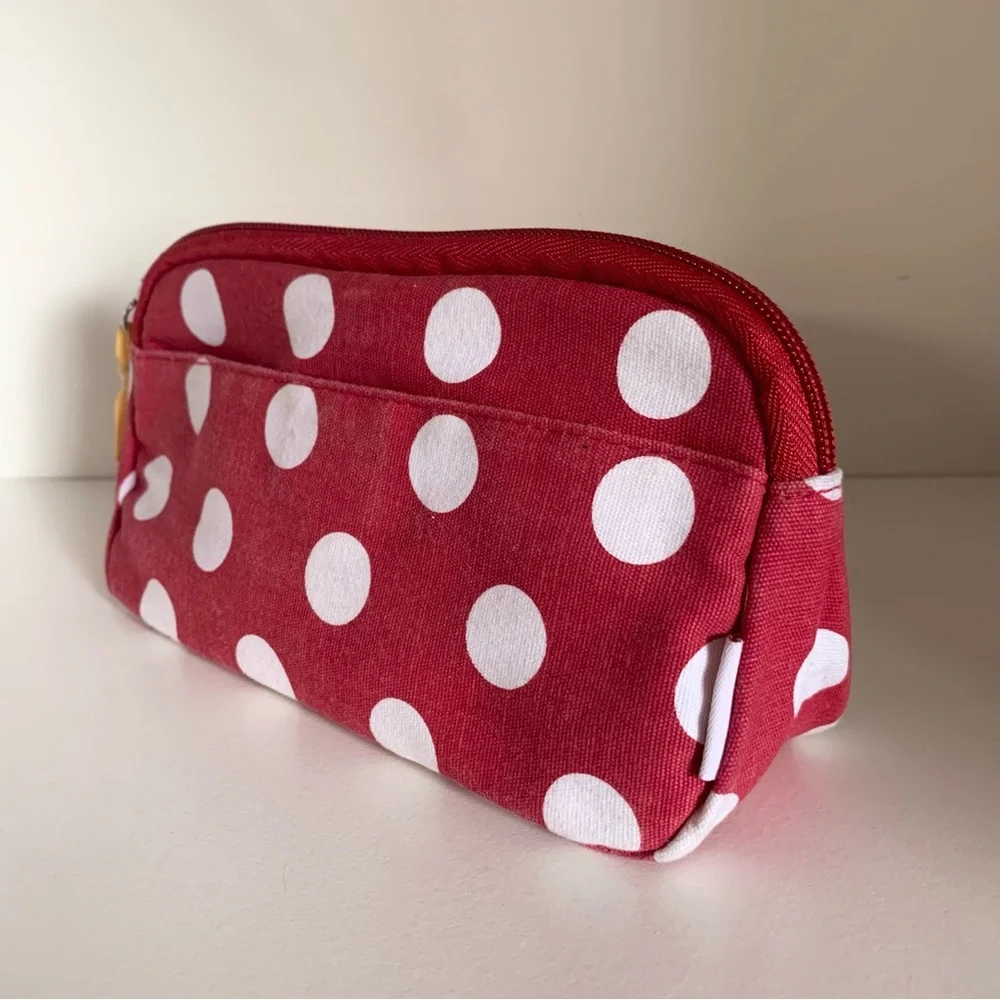 Vintage Burt’s bees Red Polka Dot zippy pouch